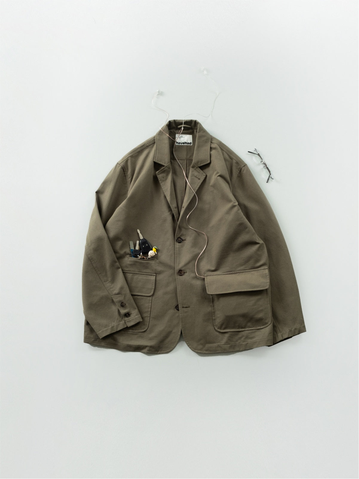 City Worker Club Jacket (Khaki Gray)