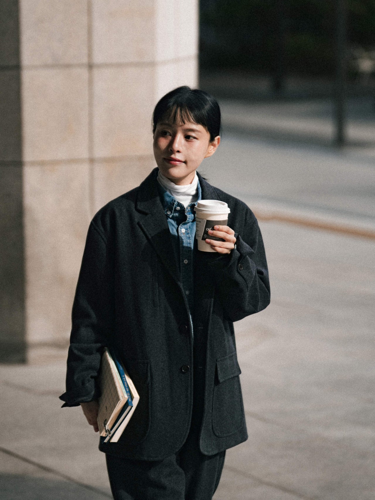 City Wool Club Jacket (Charcoal)