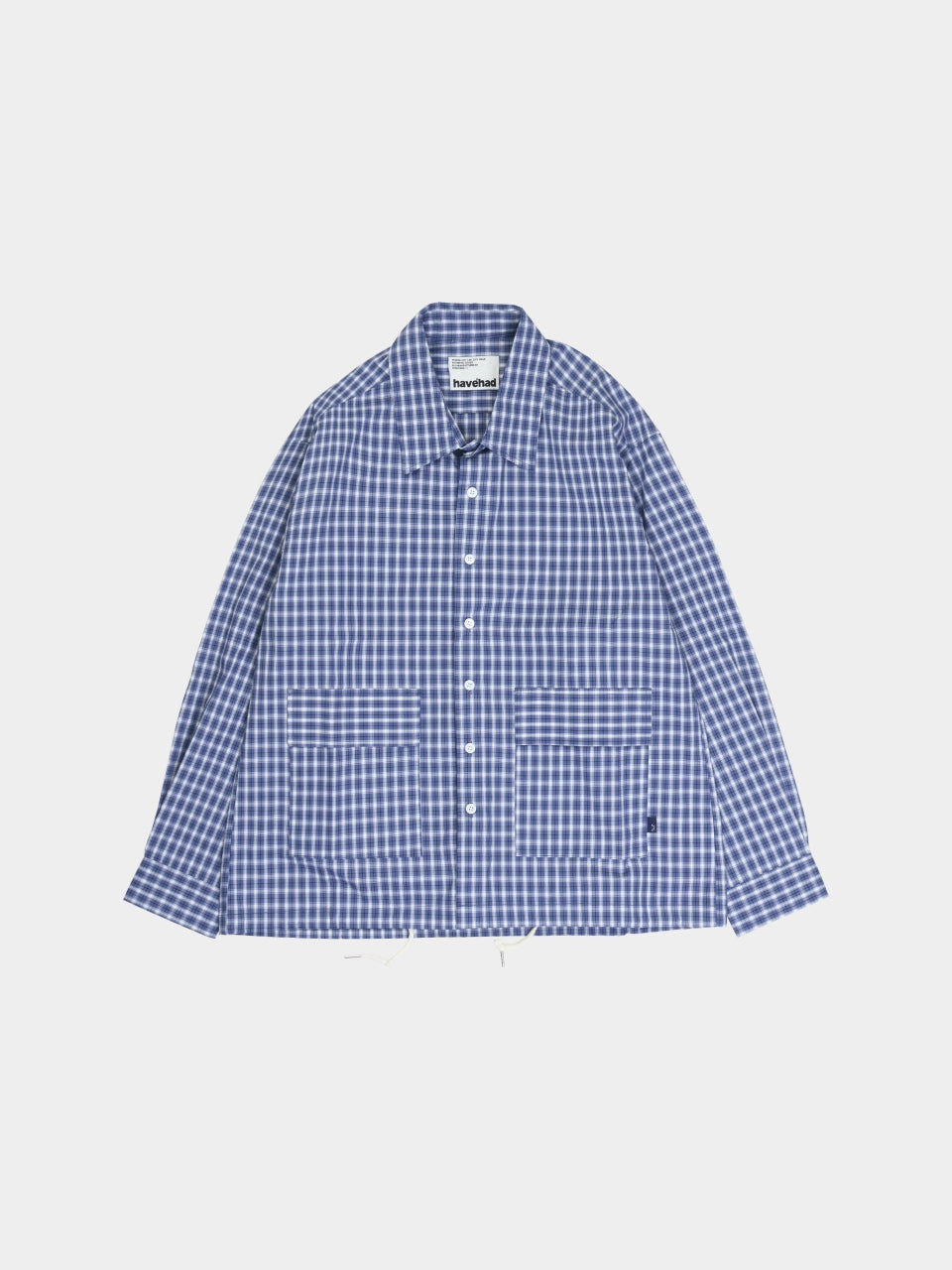 Classic Check String Shirts (Classic Blue)