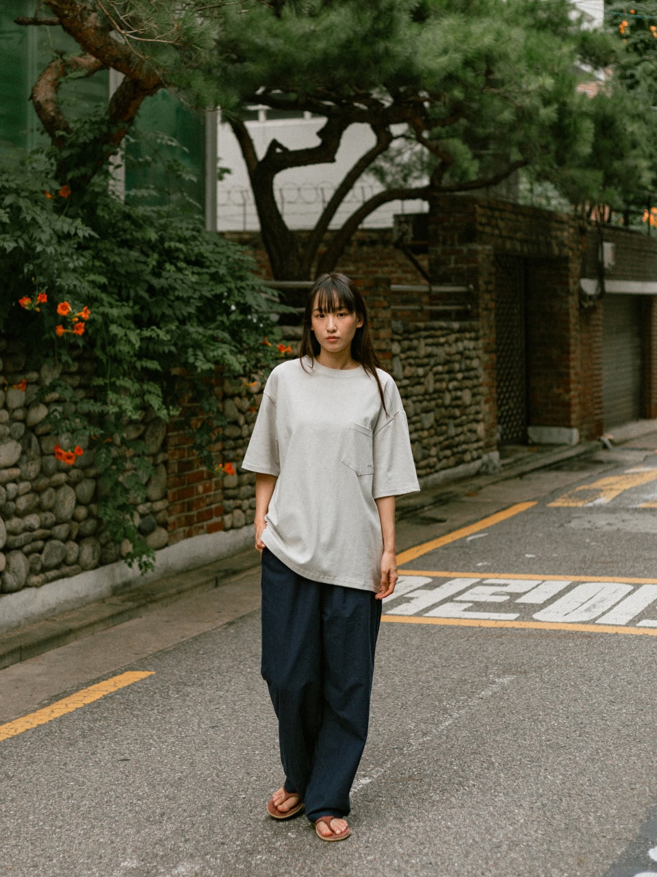 Light String Easy Pants (Navy)