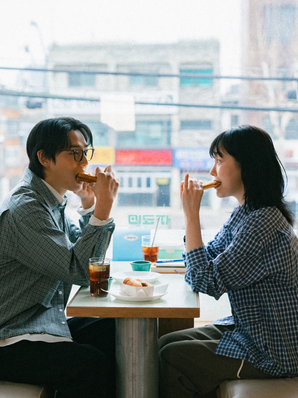 Classic Check String Shirts (Classic Blue)