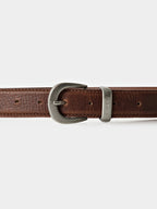 Classic Leather Belt (Brown)
