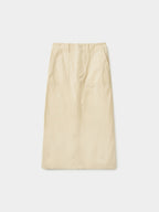 Herringbone Twill Fatigue Skirt (Butter)
