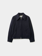 Glen Cotton Drizzler Jacket (Navy)