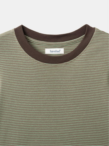 Classic Stripe Tee (Brown)