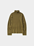 Essential Mock Neck Tee (Khaki)
