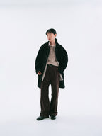 City Wool Half Coat (Navy)