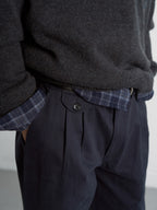 Soft Flannel Shirts (Check Navy)