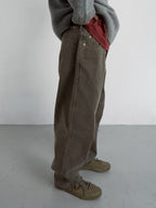 Coloured Denim Pants (Khaki)