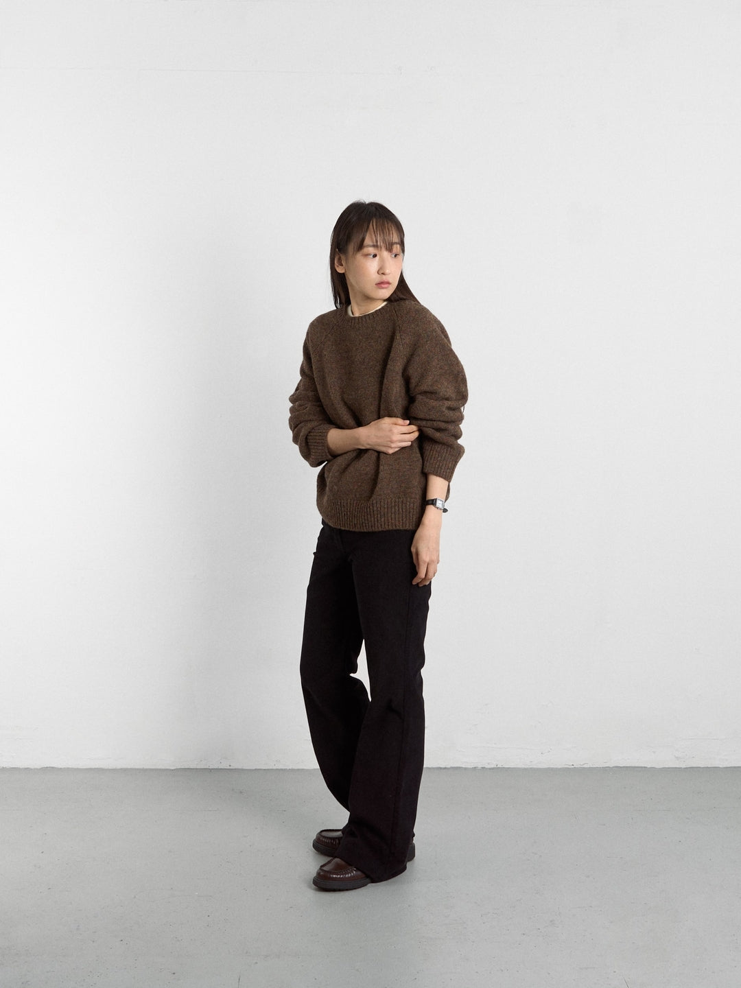 Flare Corduroy Pants (Navy)