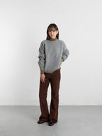 Shaggy Dog Round Knit (Grey)