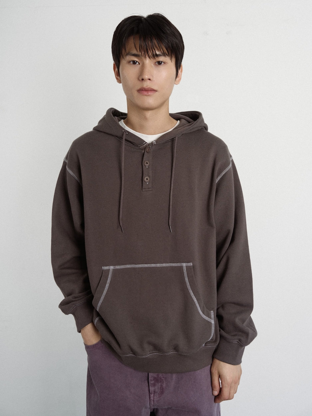 Vintage Sweat Hoodie (Brown)