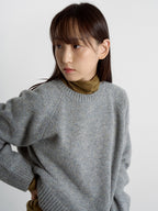 Essential Mock Neck Tee (Khaki)