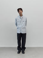 Oxford Work Shirts (Stripe Blue)