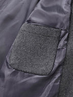 City Wool Half Coat (Charcoal)