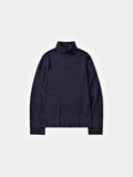 Essential Mock Neck Tee (Navy)