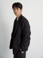 City Light Wool Club Jacket (Charcoal)