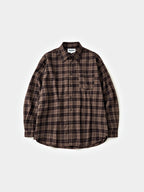 Soft Flannel Shirts (Check Brown)