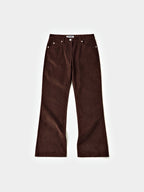 Flare Corduroy Pants (Brown)