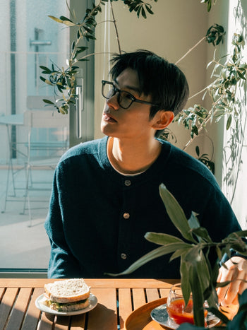 Light Wholegarments Cardigan (Blue)