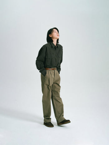 Classic Check Westren Shirts (Brown)