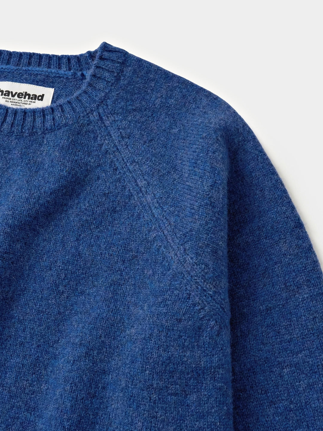 Shaggy Dog Round Knit (Blue)