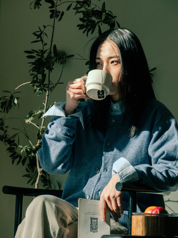Light Wholegarments Cardigan (Navy)