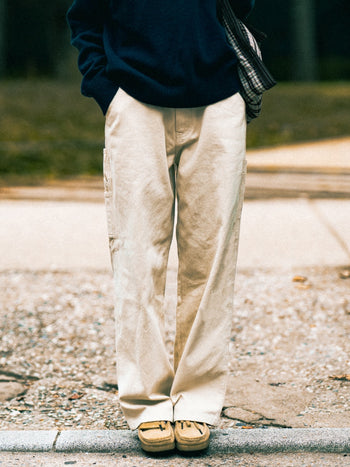 Heavy Cotton Carpenter Pants (Denim Blue)