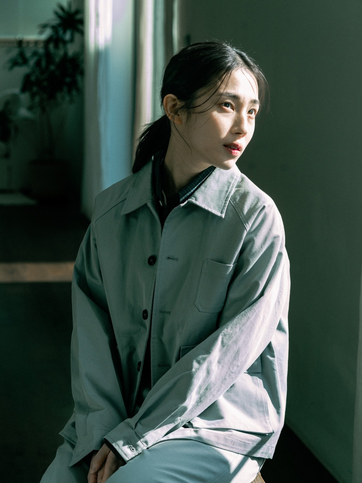 Daily Classic Check Shirts (Check Green)