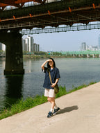 City Summer Light Banding Shorts (Charcoal)