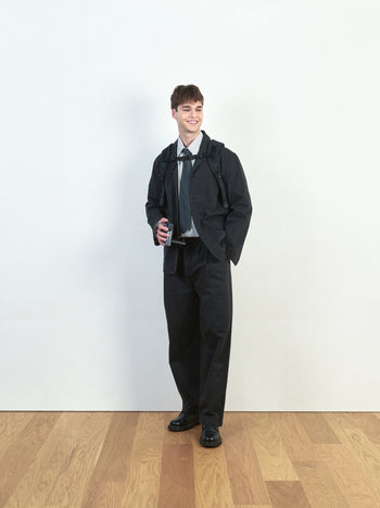 City Worker Pin-tuck Trouser (Khaki Gray)