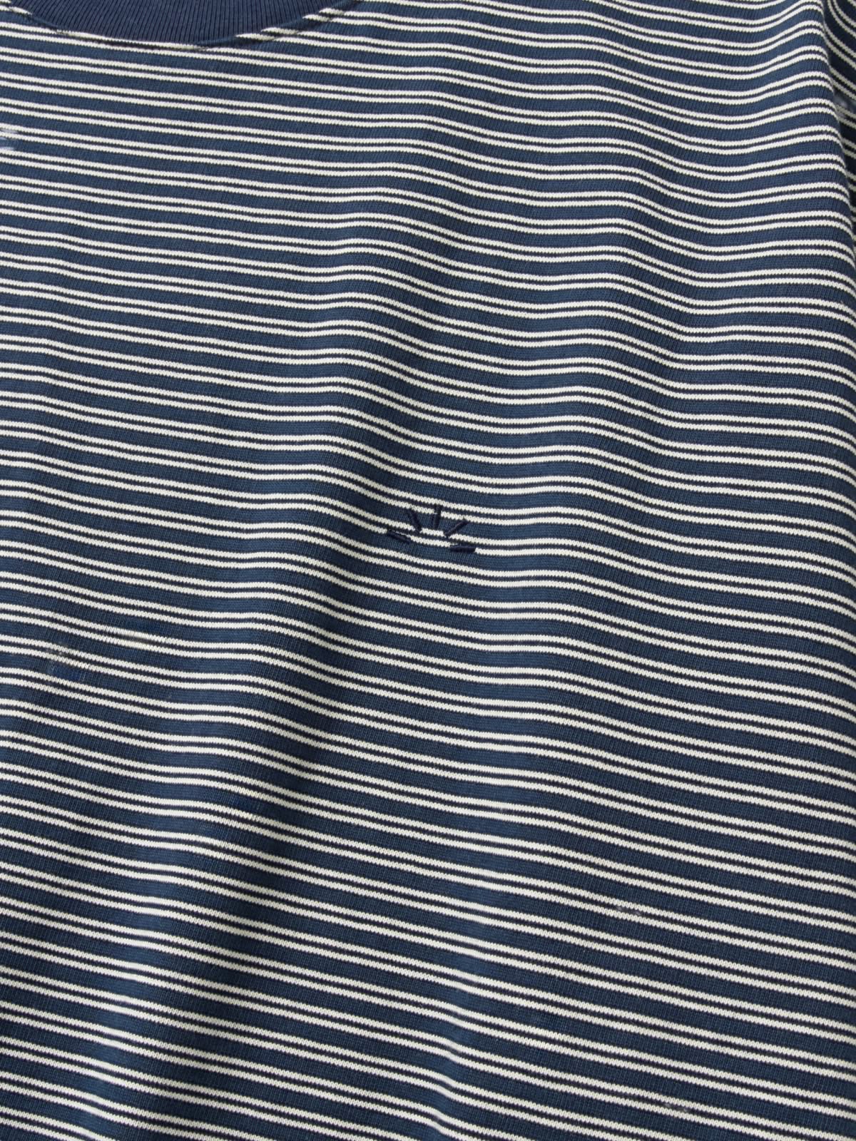 Relaxed Half Stripe String Tee (Stripe Navy)