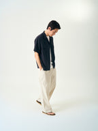 Double Pocket Slub Shirts (Brown)