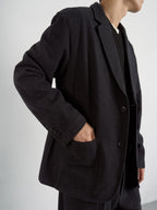 City Light Wool Club Jacket (Charcoal)