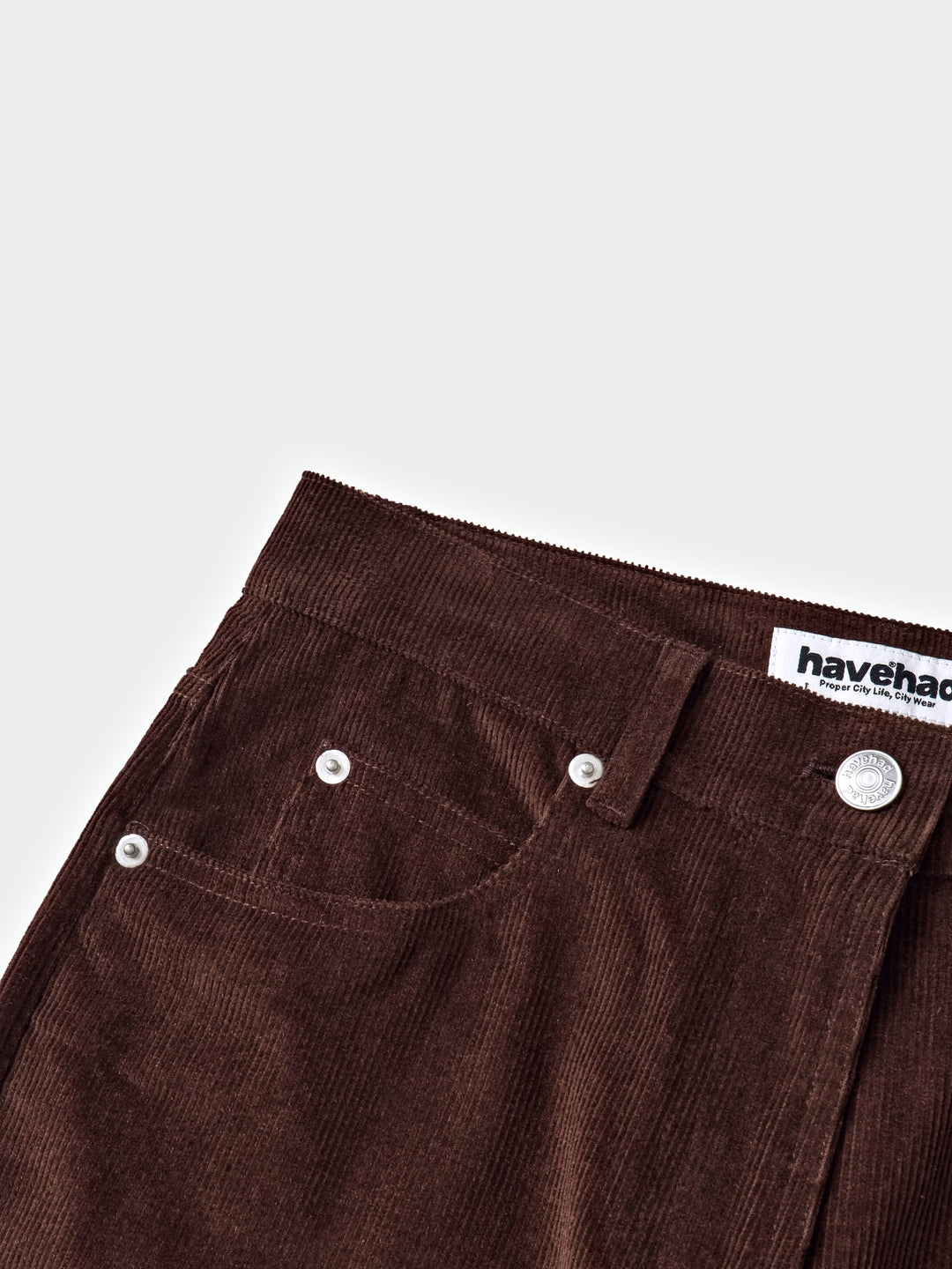 Flare Corduroy Pants (Brown)