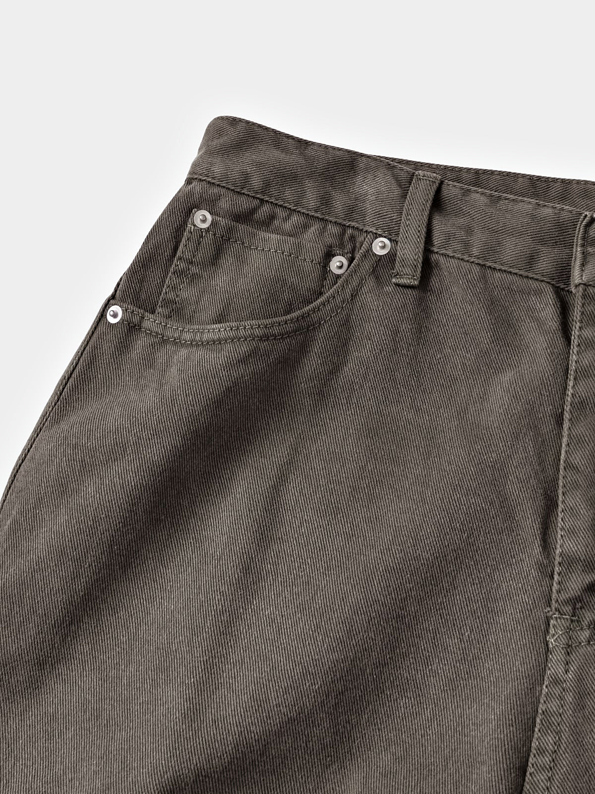 Coloured Denim Pants (Khaki)