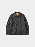 Two-tone Strap Fleece Jacket (Charcoal)