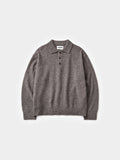 Shaggy Dog Collar Knit (Ash Brown)