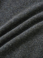 Shaggy Dog Collar Knit (Charcoal)