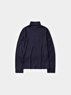 Essential Mock Neck Tee (Navy)