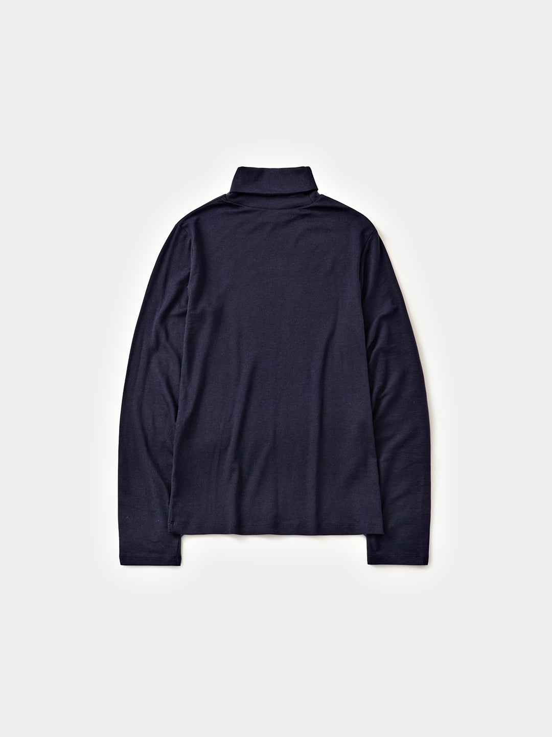 Essential Mock Neck Tee (Navy)