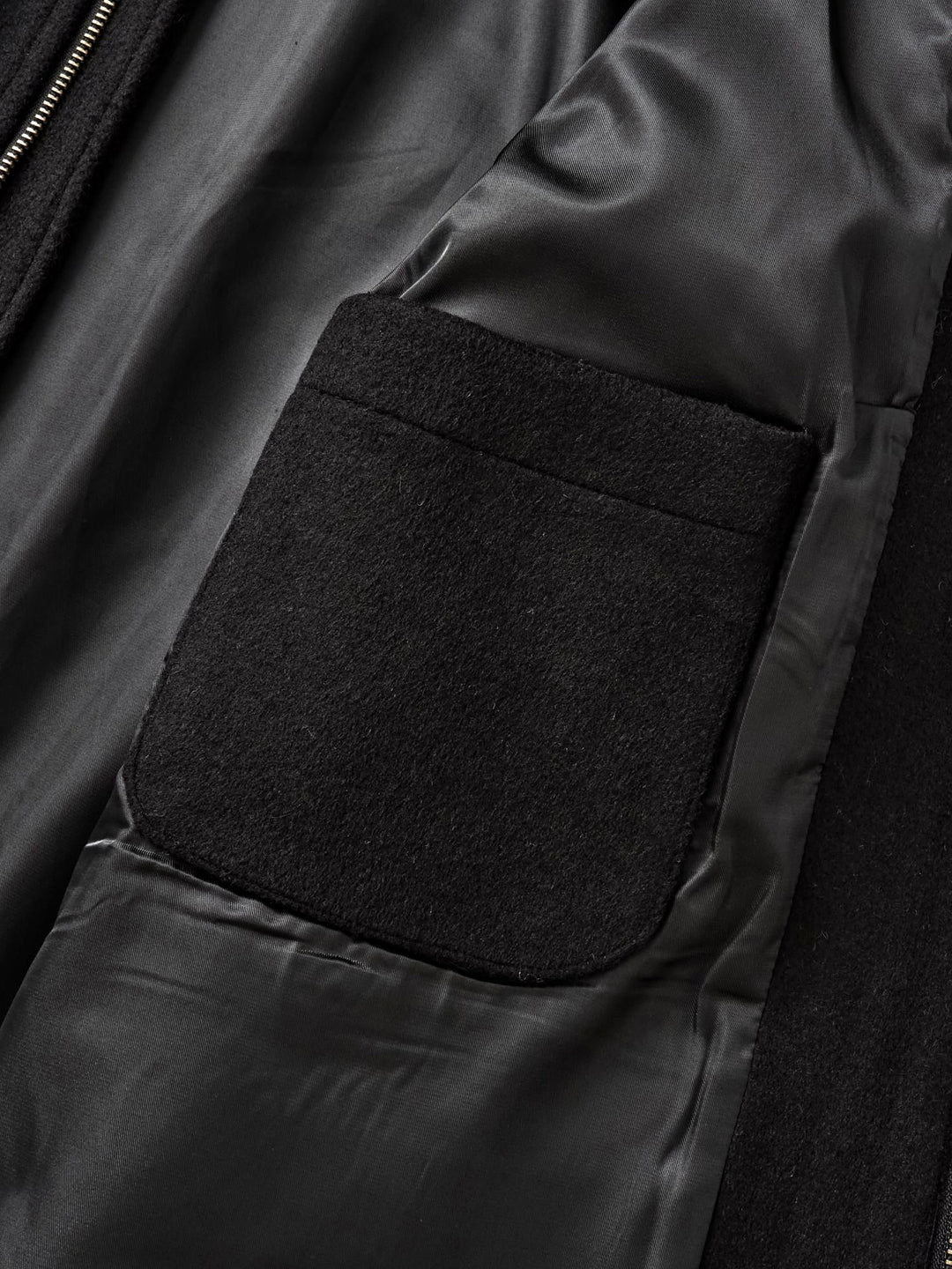 City Wool Half Coat (Black)