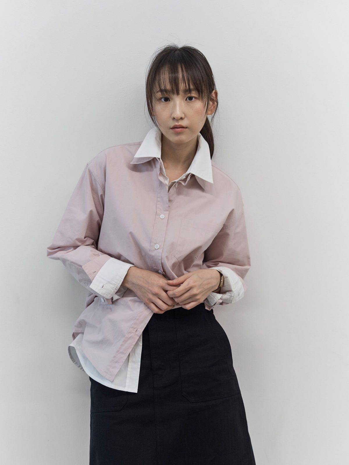 Essential Fine Shirts (Light Pink)