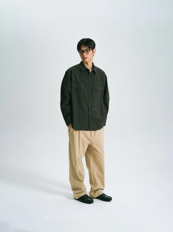 Classic Check Westren Shirts (Brown)