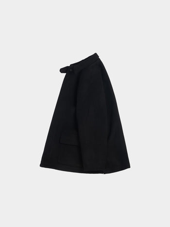 City Wool Half Coat (Black)