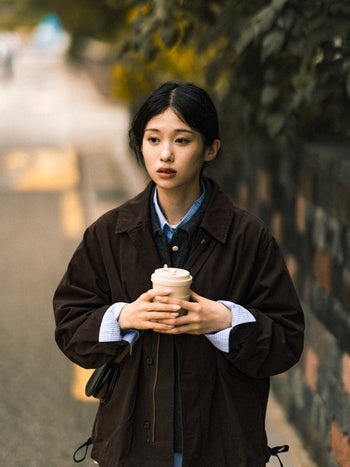 Washed Pocket Utility Jacket (Denim Blue)