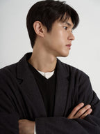 City Light Wool Club Jacket (Charcoal)
