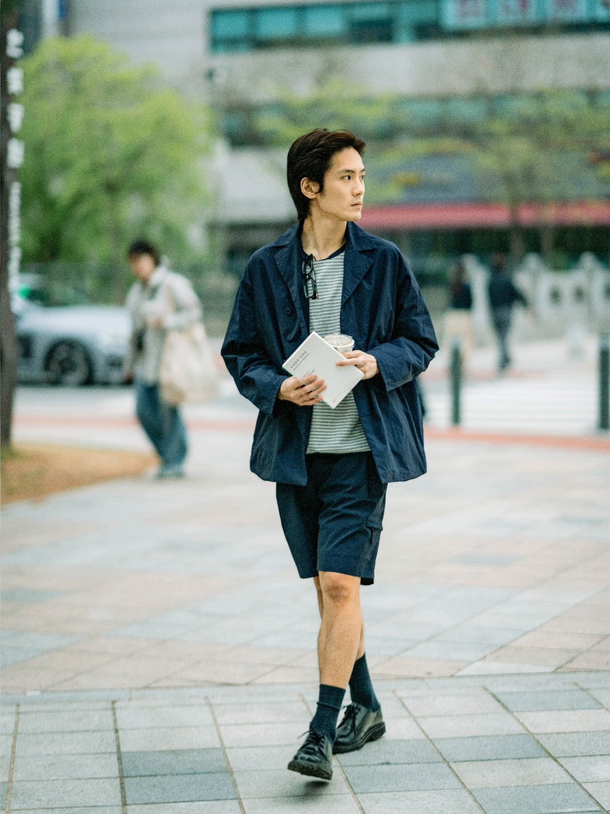 City Light Packable Jacket (Navy)