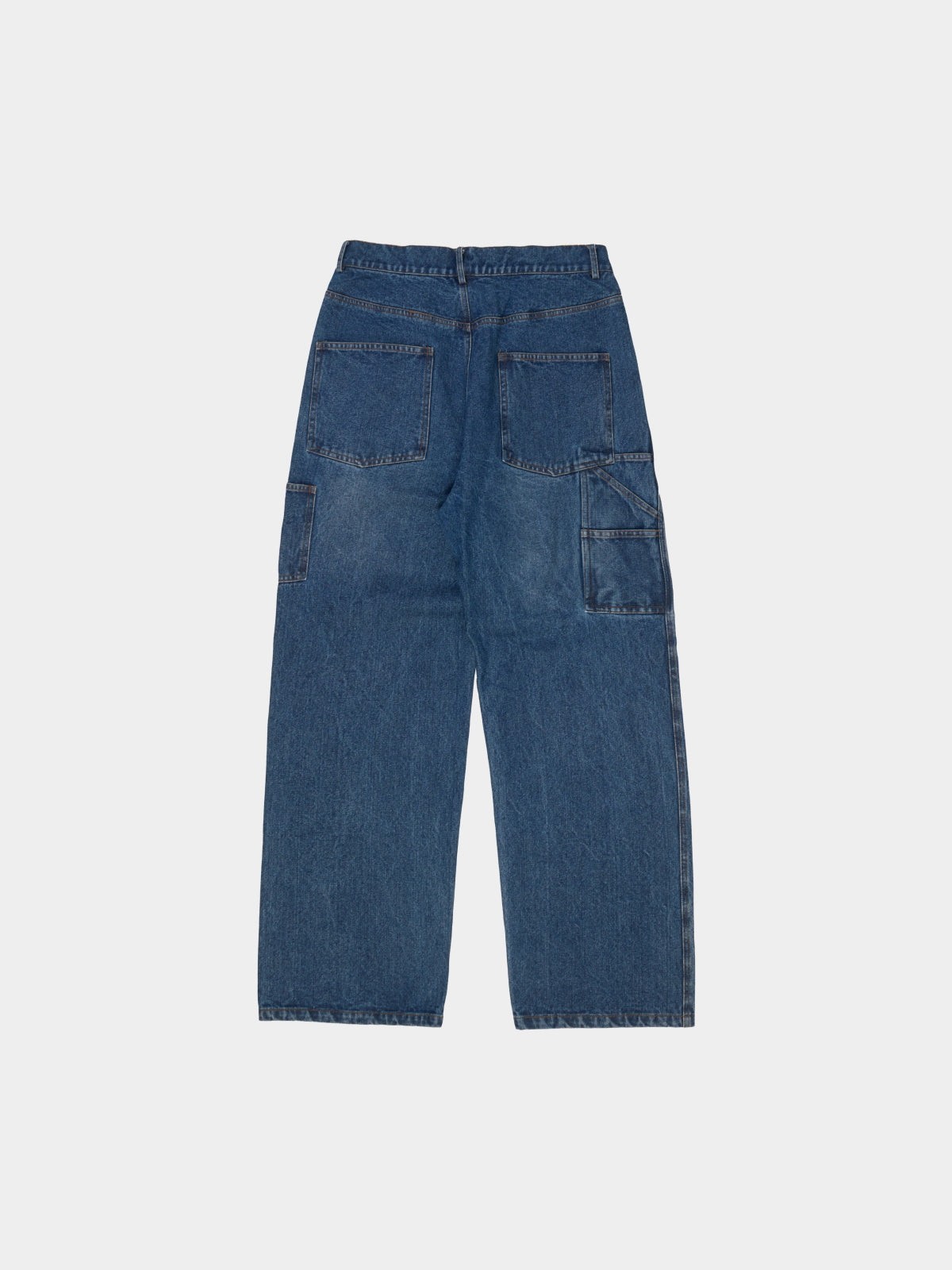 Heavy Cotton Carpenter Pants (Denim Blue)