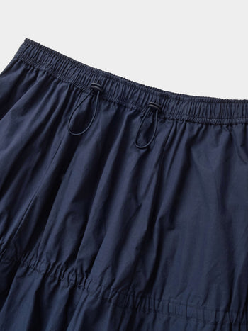 Light String Tiered Skirt (Navy)